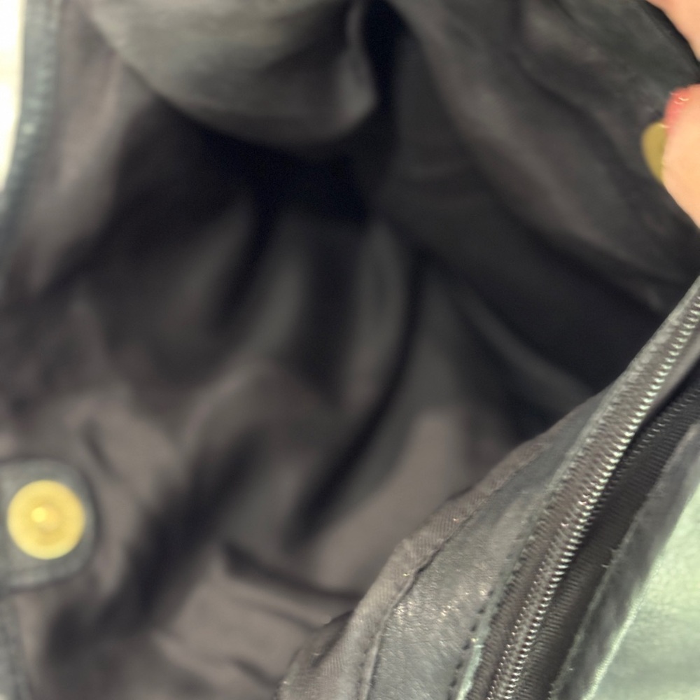 Born Black Crossbody Bag with Pebbled Leather Finish - Picture 6 of 11